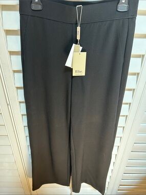Elie Tahari Black Wide-Leg Pants
